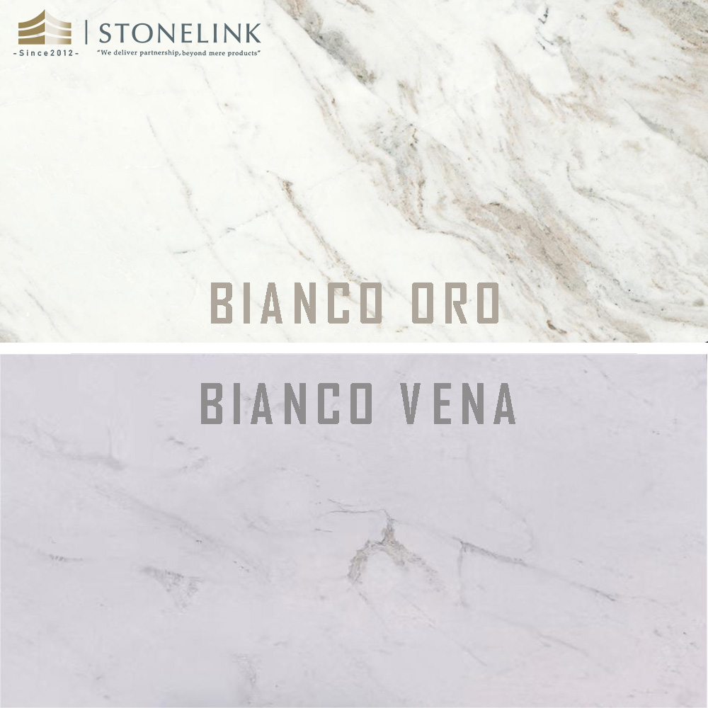 Bianco Oro Bianco Vena 大理石シリーズ