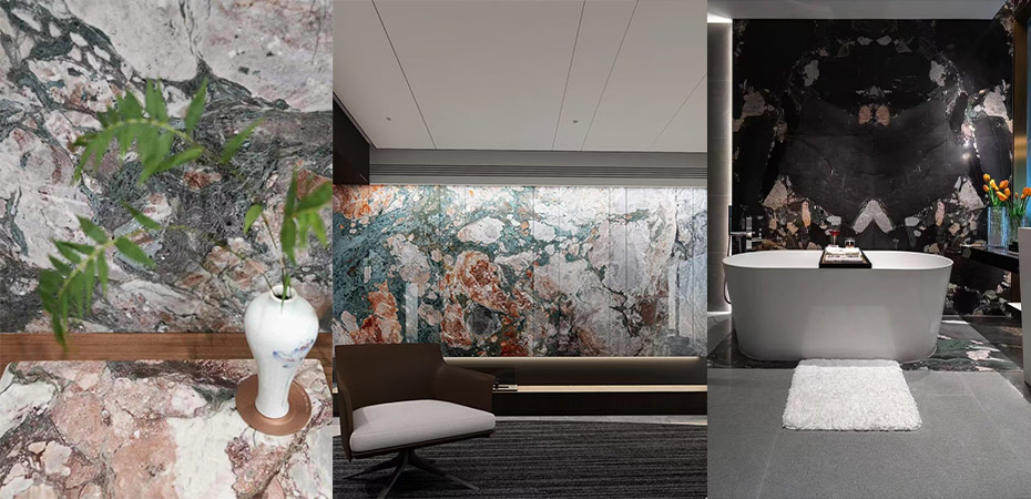 Four Seasons Green Marble in Design