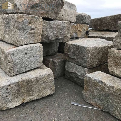 Reclaimed kerb granite block