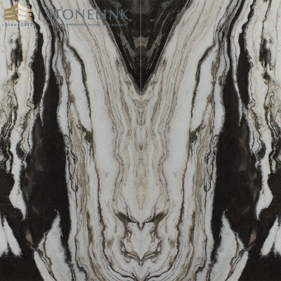 Calacatta black marble slab