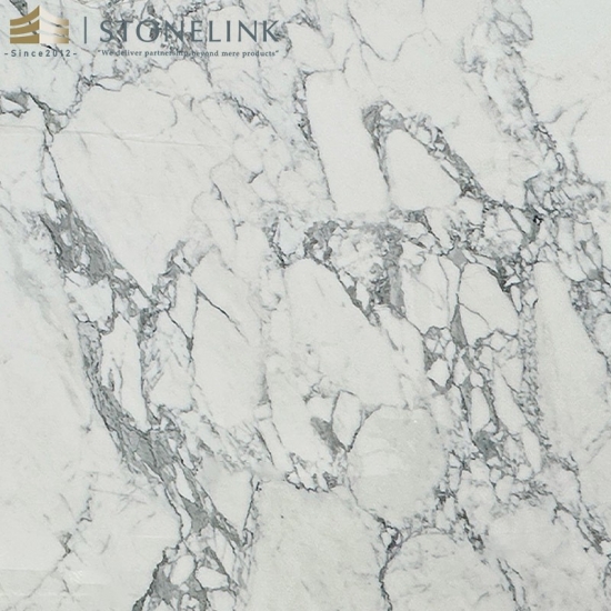 Calacatta white marble slab