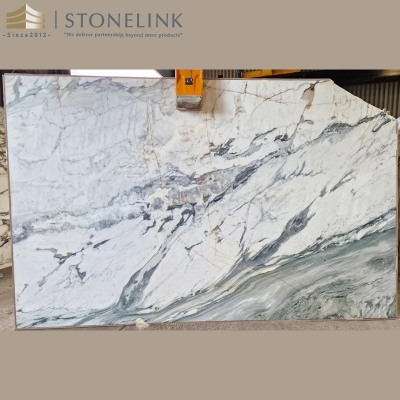 Calacatta blue marble slab