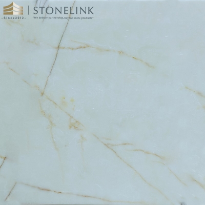 White onyx slab