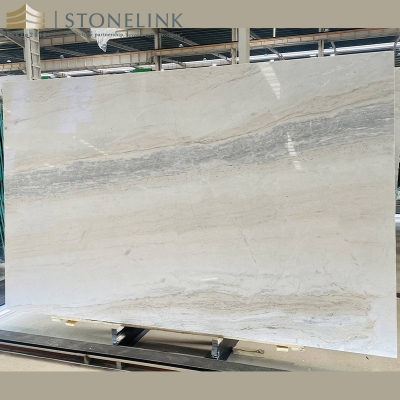 Bianco Oro marble slab